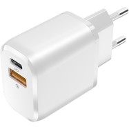 Зарядное устройство сетевое Olmio USB+Type-C, QC3.0+Smart IC, 20W