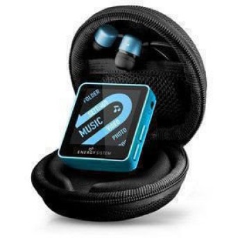 Energy Sistem MP4 Player 2504 Urban 4GB Turquoise Blue (In-ear earphones, carrying case, FM Radio) - Metoo (1)