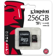 Карта памяти microSD 256Gb Kingston SDC10G2
