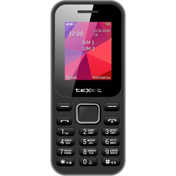 Мобильный телефон Texet TM-122 черный - Metoo (1)