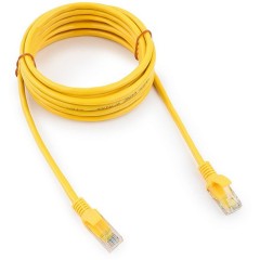 Патч-корд UTP Cablexpert PP12-3M/<wbr>Y кат.5e 3м Литой Многожильный Желтый