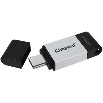 USB Флеш 256GB 3.0 Kingston DT80/<wbr>256GB металл - Metoo (1)