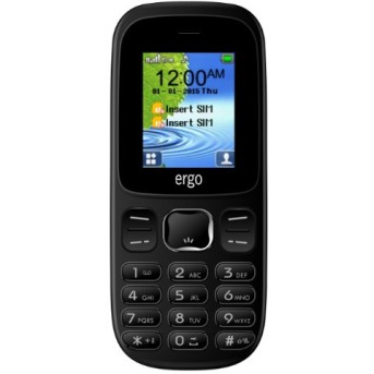 Мобильный телефон Ergo F180 черный - Metoo (1)