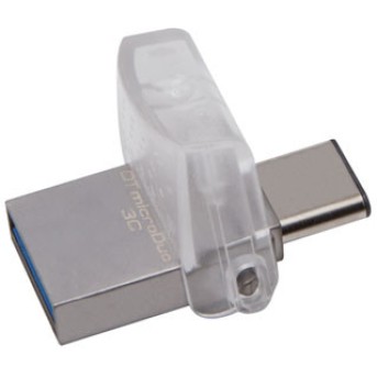 USB флешка 64Gb 3.0 Kingston OTG DTDUO3C/<wbr>64GB Металл - Metoo (1)