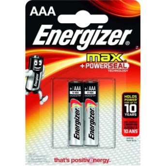 Элемент питания Energizer MAX LR03 AAA Alkaline 2 штуки в блистере - Metoo (1)