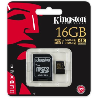 Карта памяти microSD 16Gb Kingston SDCG - Metoo (1)