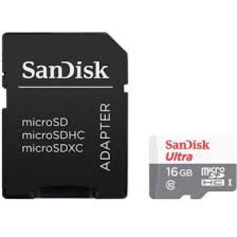 Карта памяти microSD 16Gb SanDisk SDSQUNB-016G-GN3MA - Metoo (1)