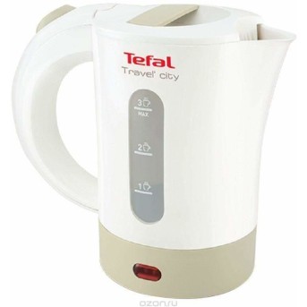 Электрический чайник Tefal KO120130 Travel-o-city бело-бежевый - Metoo (1)
