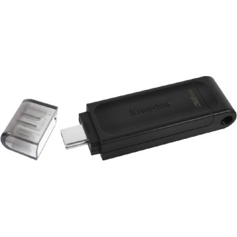 USB Флеш 64GB 3.0 Kingston DT70/<wbr>64GB черный - Metoo (1)