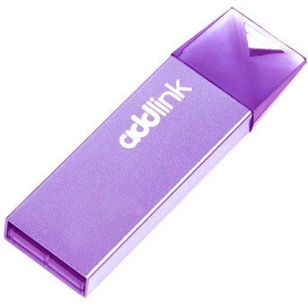 USB Флеш 16GB 2.0 Addlink ad16GBU10V2 фиолетовый - Metoo (1)