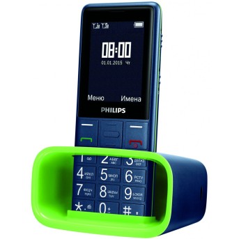 Мобильный телефон Philips E311 темно-синий - Metoo (1)