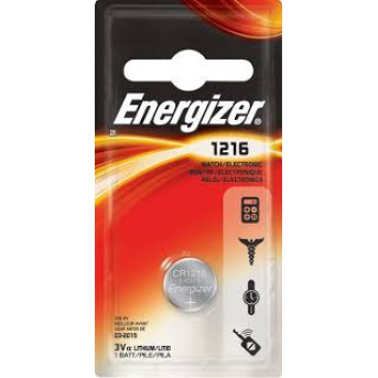 Элемент питания Energizer CR1216 1 штука в блистере - Metoo (1)