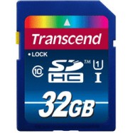 Карта памяти SD 32Gb Transcend TS32GSDU1