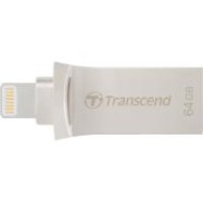 USB флешка 64Gb для Apple Transcend JetDrive Go 500 TS64GJDG500G Золотая-платина