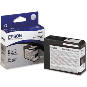 Картридж Epson C13T580100 STYLUS PRO 3800 фото черный - Metoo (1)