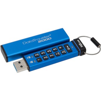 USB флешка 16Gb 3.1 Kingston DT2000/<wbr>16GB Металл - Metoo (1)