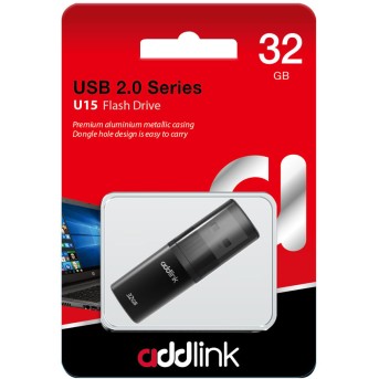 USB Флеш 32GB 2.0 Addlink ad32GBU15G2 серый - Metoo (1)