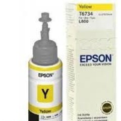 Чернила Epson T6734 (C13T67344A) желтый для фабрики печати L800, L850, L1800, L810