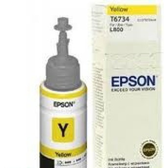 Чернила Epson T6734 (C13T67344A) желтый для фабрики печати L800, L850, L1800, L810 - Metoo (1)