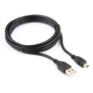 Кабель USB 2.0 Pro Cablexpert CCP-USB2-AM5P-6, AM/miniBM 5P, 1.8м, экран, черный, пакет