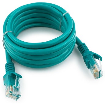 Патч-корд UTP Cablexpert PP12-2M/<wbr>G кат.5e, 2м, литой, многожильный (зелёный) - Metoo (1)