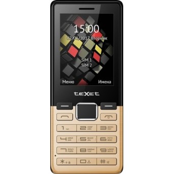 Мобильный телефон Texet TM-230 золото - Metoo (1)
