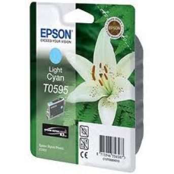 Картридж Epson C13T05954010 R2400 светло-голубой - Metoo (1)