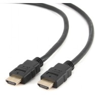 Кабель HDMI Cablexpert CC-HDMI4-1M, 1м, v2,0, 19M/19M, черный, позол.разъемы, экран, пакет