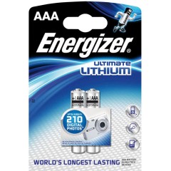 Элемент питания Energizer FR03 AAA LITIUM 2 штуки в блистере
