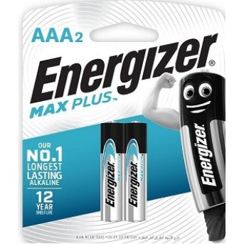 Элемент питания Energizer ENR MAX PLUS E92/<wbr>AАA BP2 - 2 штуки в блистере - Metoo (1)
