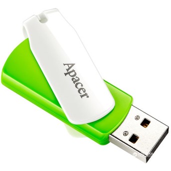 USB флешка 8Gb ApAcer AP8GAH335G-1 Зеленая - Metoo (1)