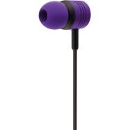 Наушники-вкладыши проводные OLMIO "Emotion", фиолетовый, 3.5мм