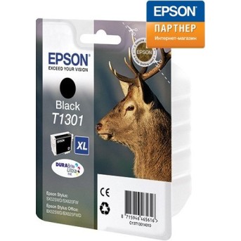 Картридж Epson C13T13014012 B42WD Черный - Metoo (1)