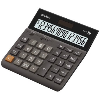 Калькулятор настольный CASIO DH-16-BK-S-EP - Metoo (1)