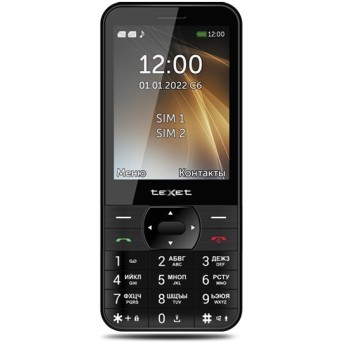 Мобильный телефон Texet TM-423 черный - Metoo (1)