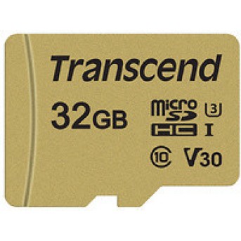 Карта памяти microSD 32Gb Transcend TS32GUSD500S - Metoo (1)