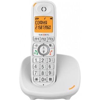 Телефон беспроводной Texet TX-D8905A белый - Metoo (1)
