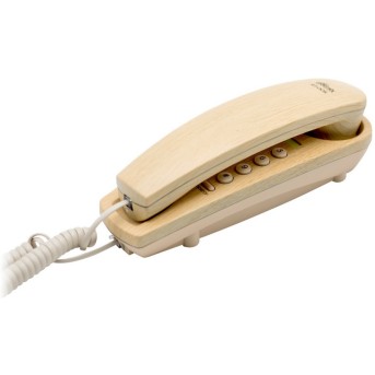 Телефон проводной Ritmix RT-005 светлое дерево - Metoo (1)