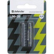 Элемент питания LR03 AAA Defender Alkaline LR03-2B 2 штуки в блистере