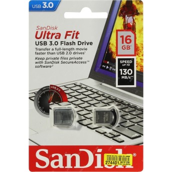 USB флешка 16Gb 3.0 SanDisk SDCZ43-016G-GAM46 Металл - Metoo (1)
