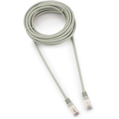 Патч-корд FTP Cablexpert PP22-5m кат.5e, 5м, литой, многожильный (серый)