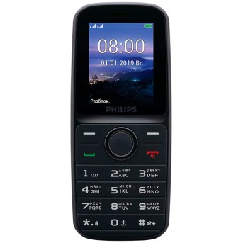 Мобильный телефон Philips E109 черный - Metoo (1)