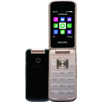 Мобильный телефон Philips E255 черный - Metoo (1)
