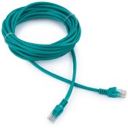 Патч-корд UTP Cablexpert PP12-5M/G кат.5e, 5м, литой, многожильный (зелёный)