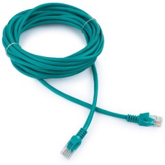 Патч-корд UTP Cablexpert PP12-5M/<wbr>G кат.5e, 5м, литой, многожильный (зелёный)