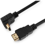 Кабель HDMI Cablexpert CC-HDMI490-6, 1.8м, v1.4, 19M/19M, углов. разъем, черный, позол.разъемы, экра