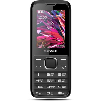 Мобильный телефон Texet TM-D430 черный - Metoo (1)
