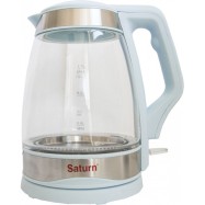 Электрический чайник Saturn ST-EK8428 стекло (белый)