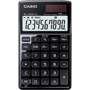 Калькулятор карманный CASIO SL-1000TW-BK-S-EH - Metoo (1)