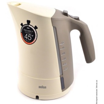 Электрический чайник Braun WK300 кремовый - Metoo (1)